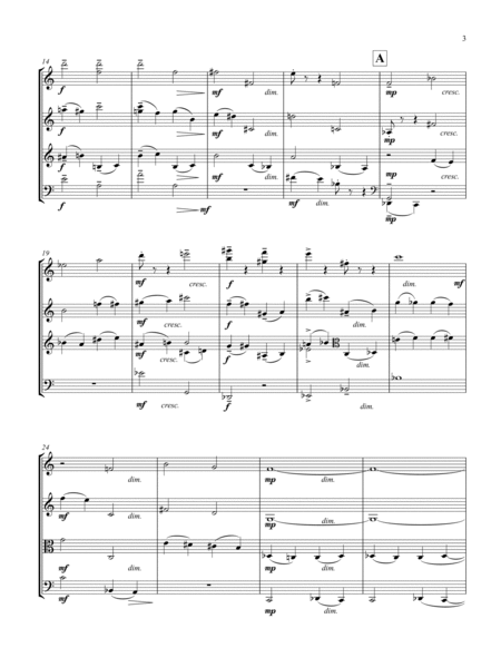[Karchin] String Quartet No. 3