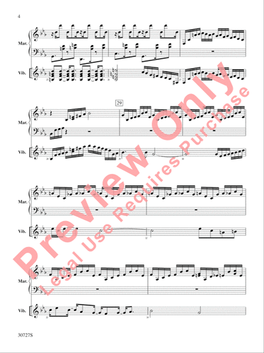 The Gershwin Mallet Collection Percussion scores gallery preview page 5