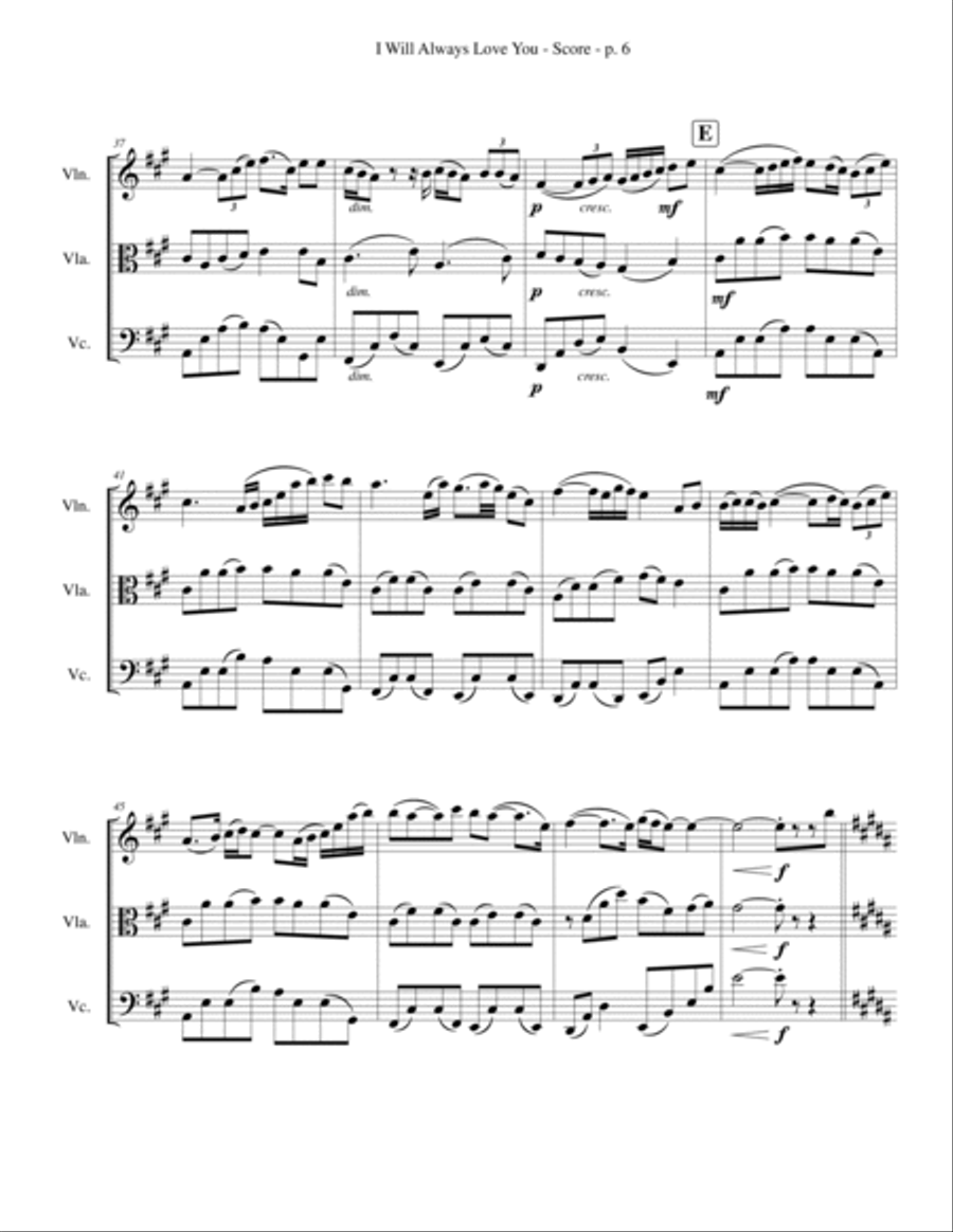 I Will Always Love You Bassoon scores gallery preview page 6