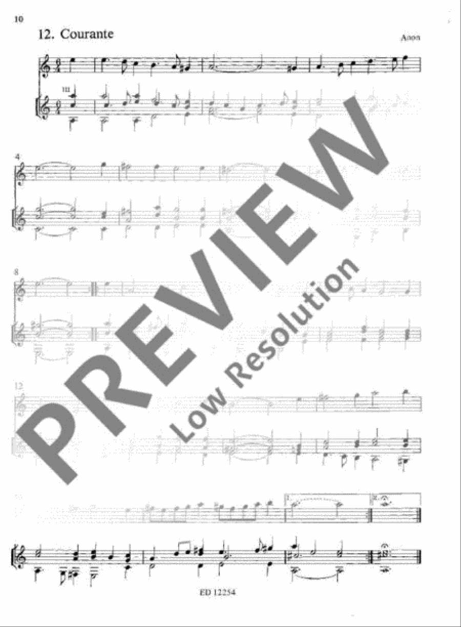 17 Dances Soprano Recorder scores gallery preview page 11
