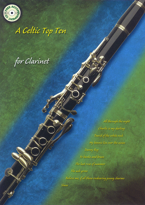 Book cover for A Celtic Top Ten for Clarinet