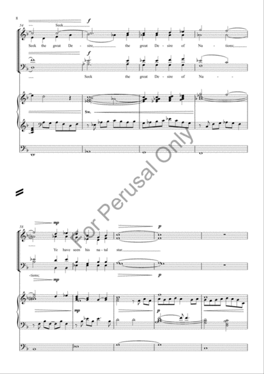 Angels, from the realms of glory 4-Part scores gallery preview page 7