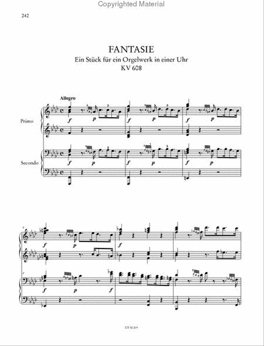 Works for Piano Four Hands Chamber Music scores gallery preview page 7