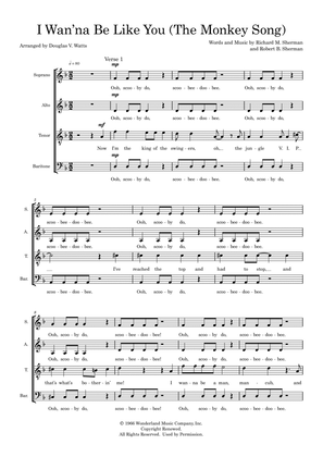I Wan'na Be Like You (The Monkey Song) (from The Jungle Book) (arr. Doug Watts)