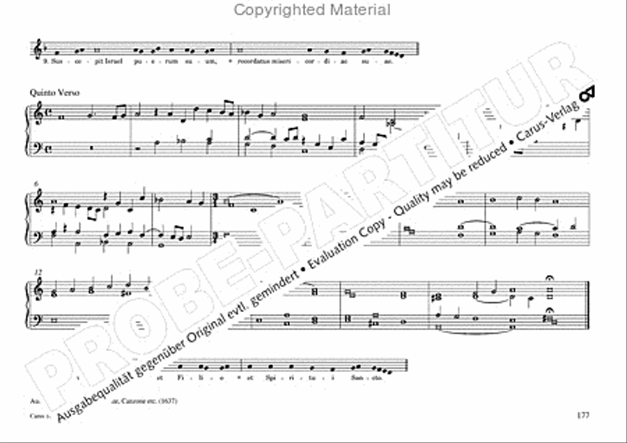 Freiburger Orgelbuch: Stammteil Organ Solo scores gallery preview page 178