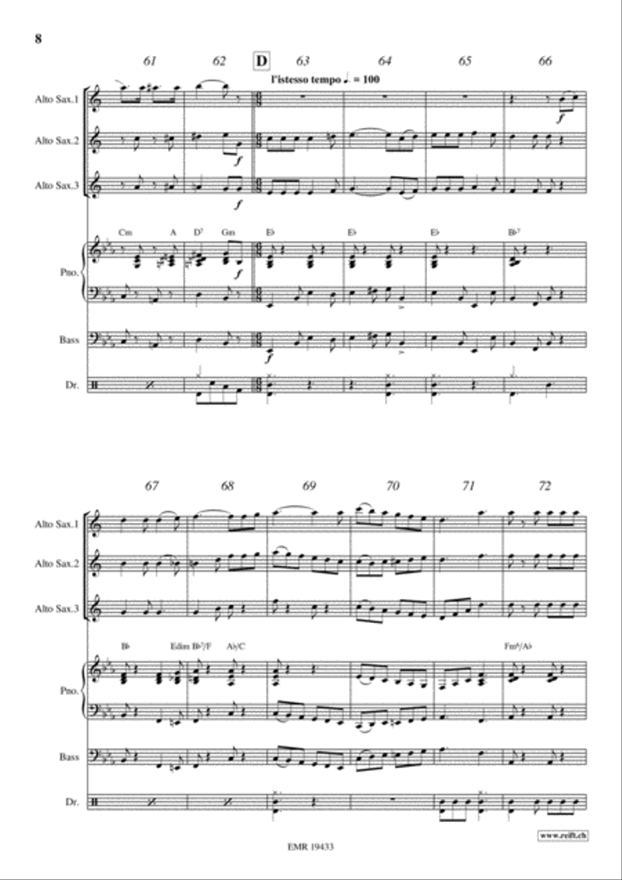 Nautical Airs Nautical Airs Alto Saxophone scores gallery preview page 8