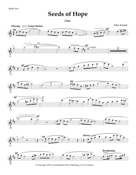 Seeds of Hope - SATB Octavo image number null