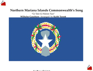 Northern Mariana Islands Commonwealth's Song ''Satil Matawal Pacifico" for Brass Quintet