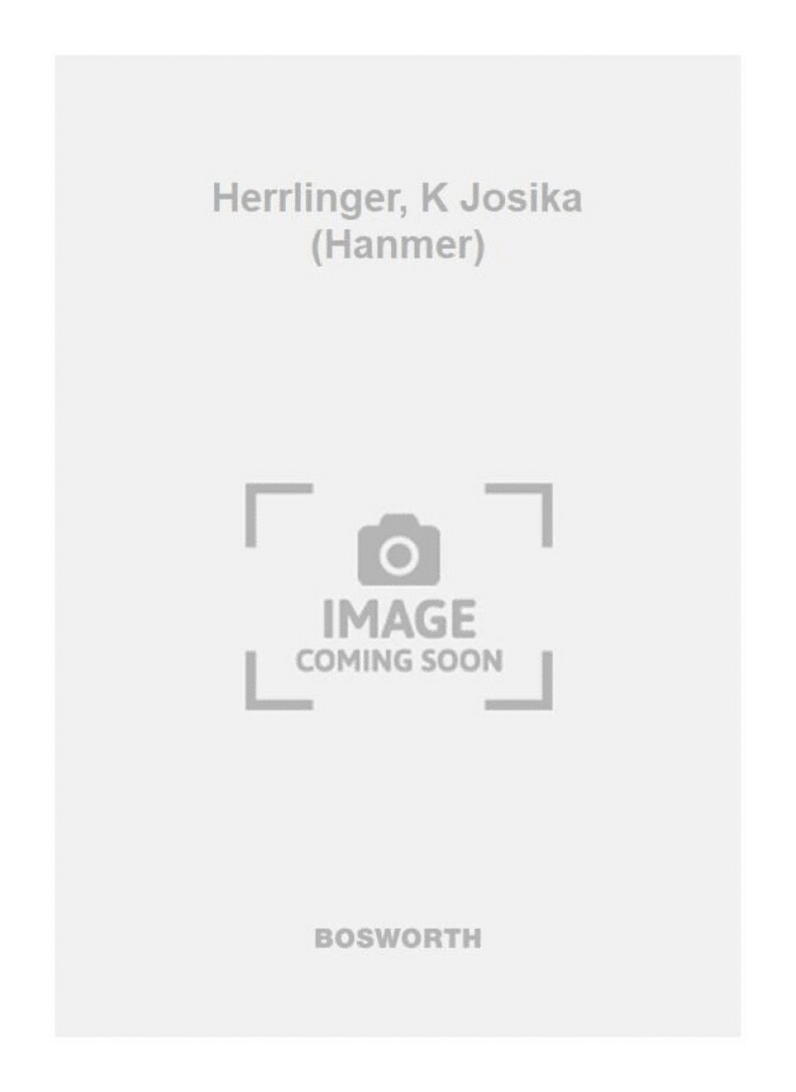 Herrlinger, K Josika (Hanmer) Orchestra scores gallery preview page 1