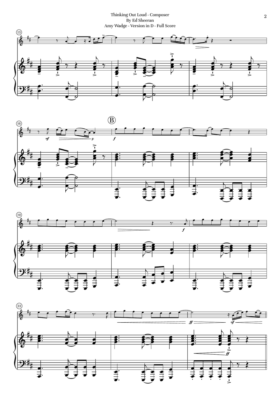 Thinking Out Loud Thinking Out Loud Chamber Music scores gallery preview page 3