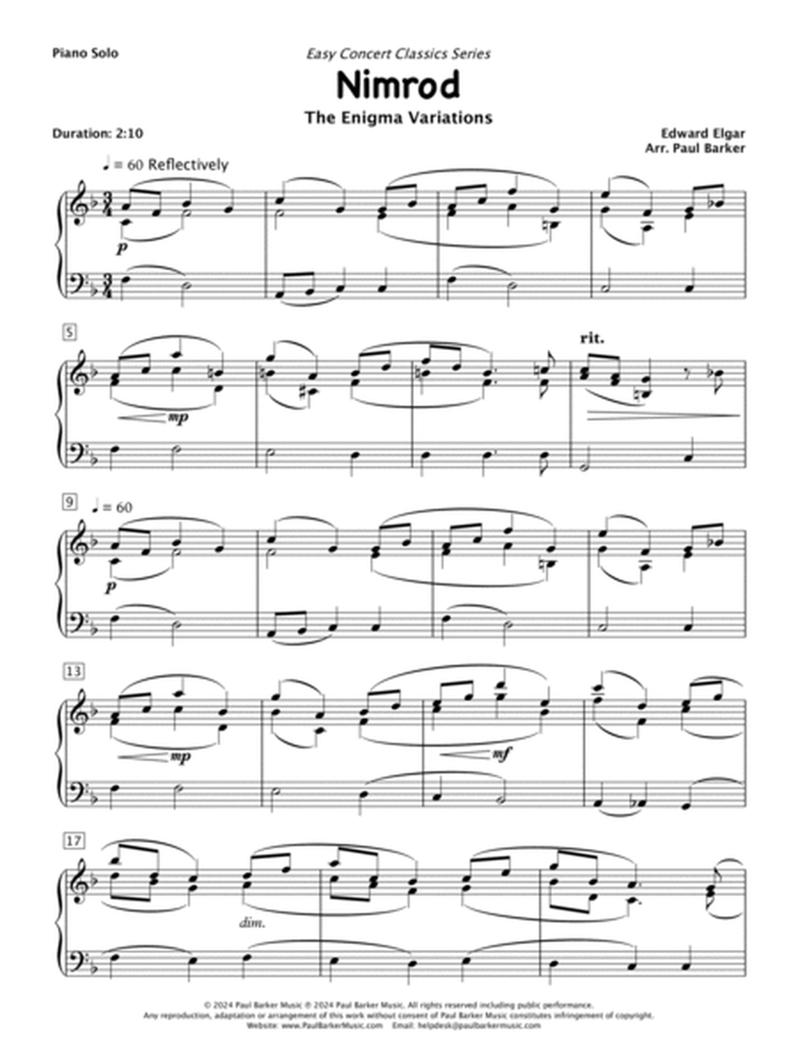 Easy Concert Classics - Piano Solos Book 1 image number null