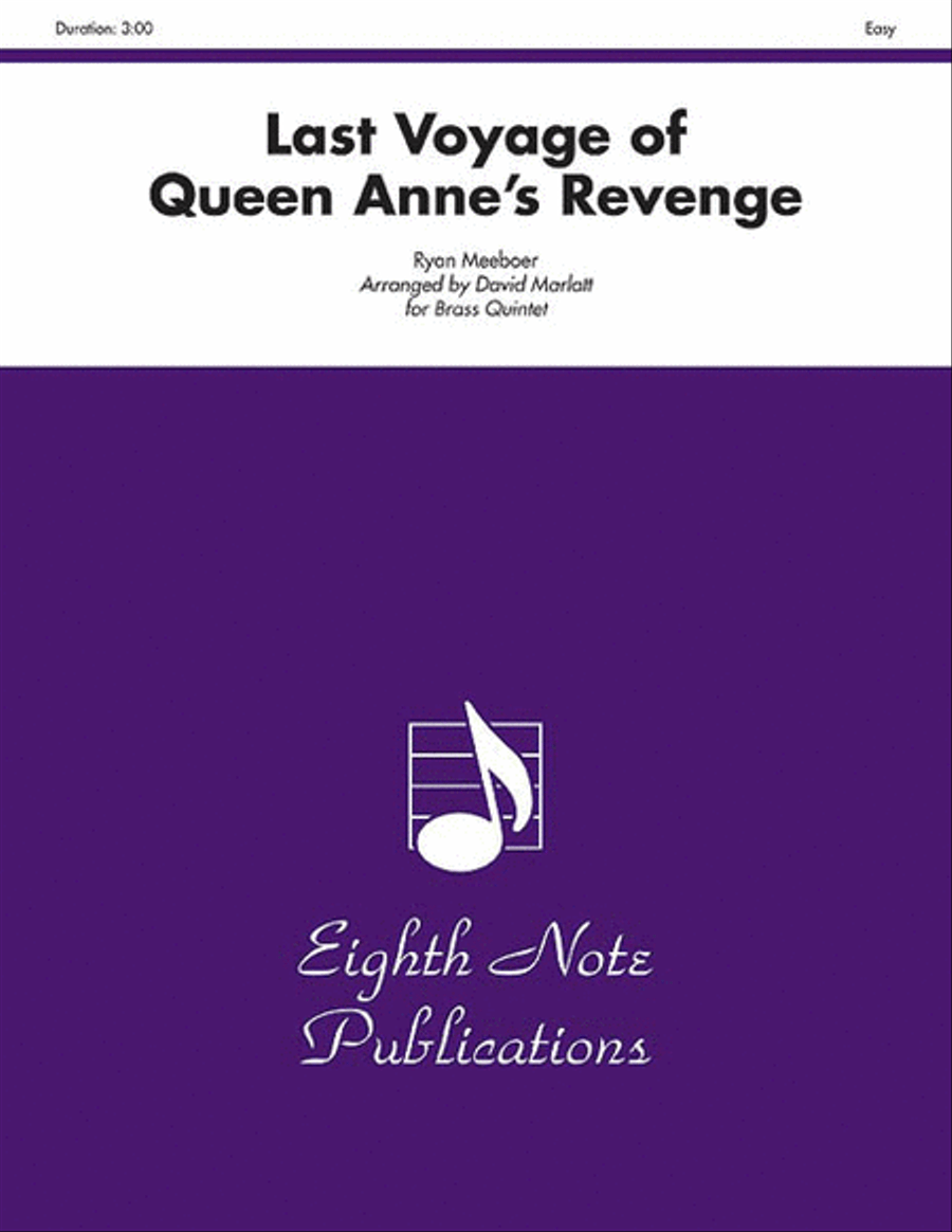 Last Voyage of Queen Anne's Revenge Brass Quintet scores gallery preview page 1