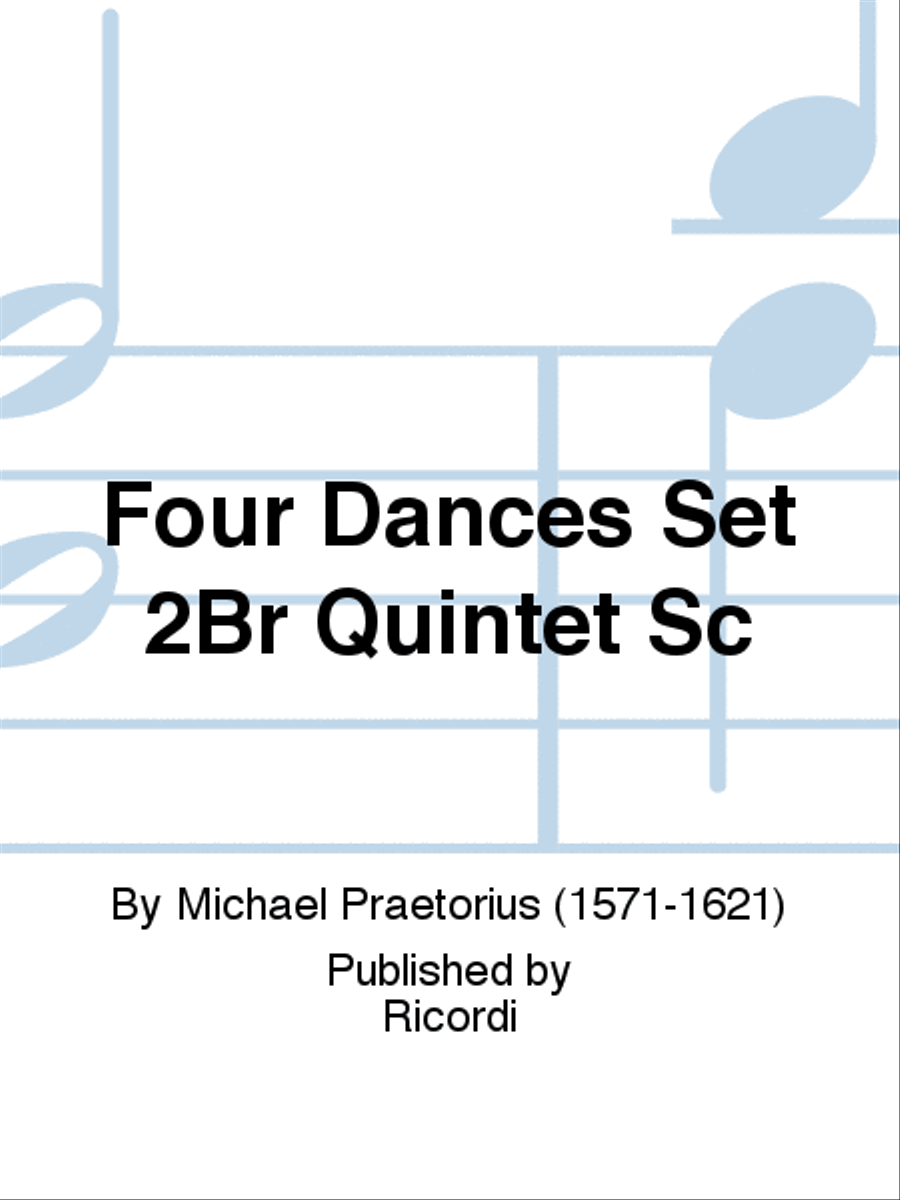 Four Dances Set 2Br Quintet Sc Score scores gallery preview page 1