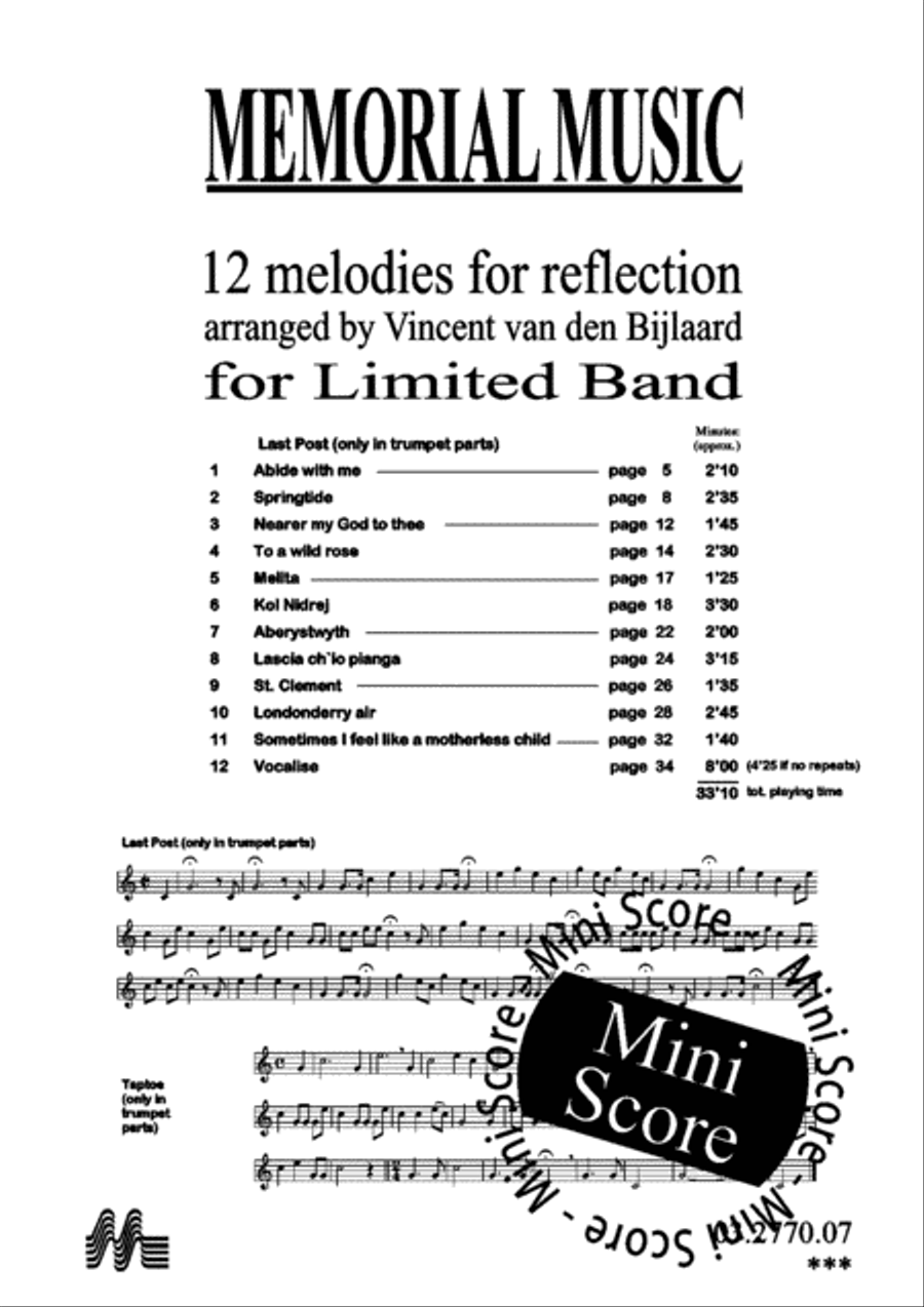 Memorial Music Fanfare Band scores gallery preview page 5