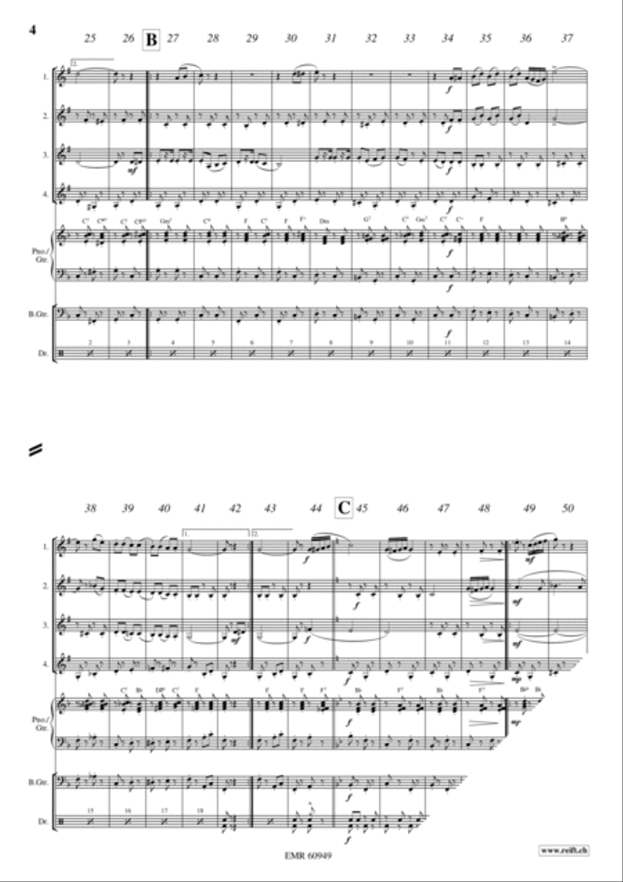 Music Hall Music Hall Cornet scores gallery preview page 4