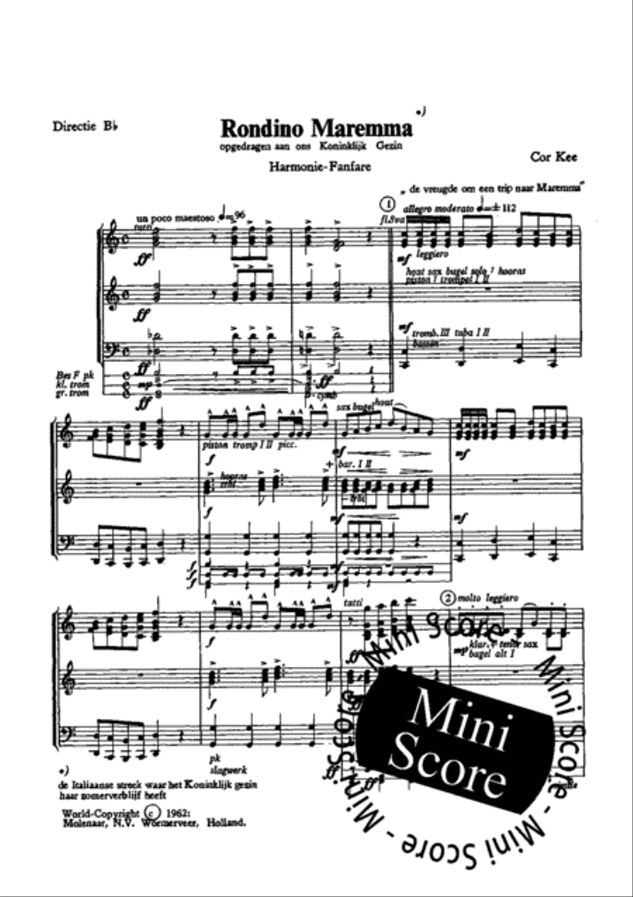 Rondino Maremma Rondino Maremma Fanfare Band scores gallery preview page 4