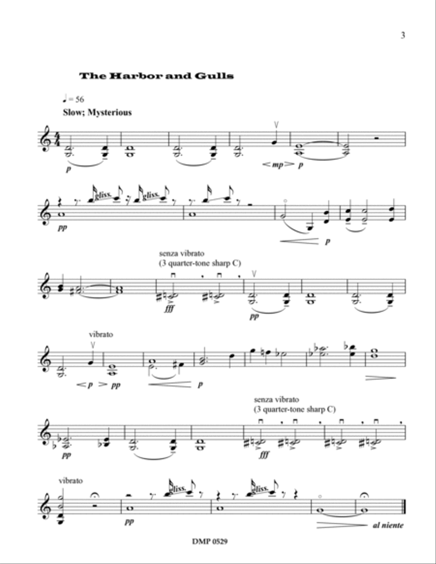 Impressions of Maine Impressions of Maine Violin Solo scores gallery preview page 4