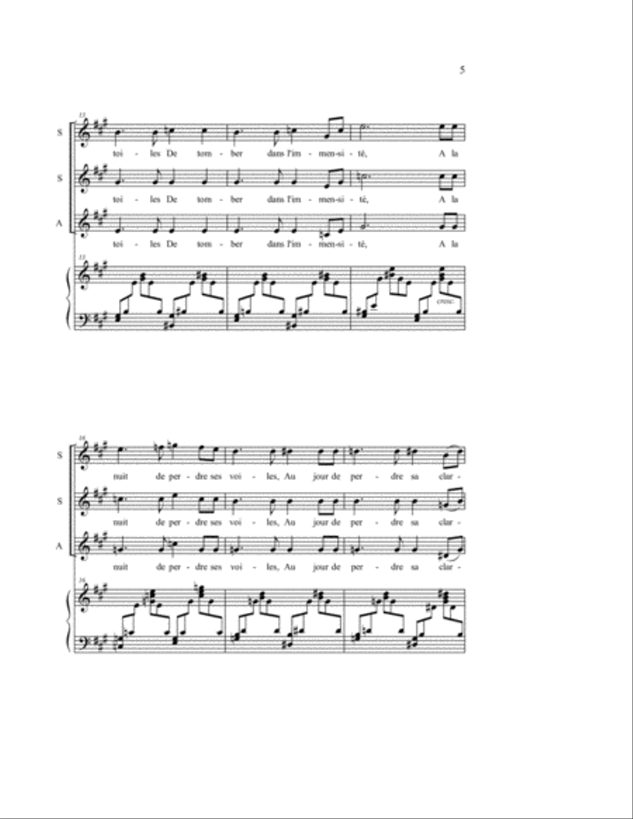 Toujours Toujours SSA scores gallery preview page 4