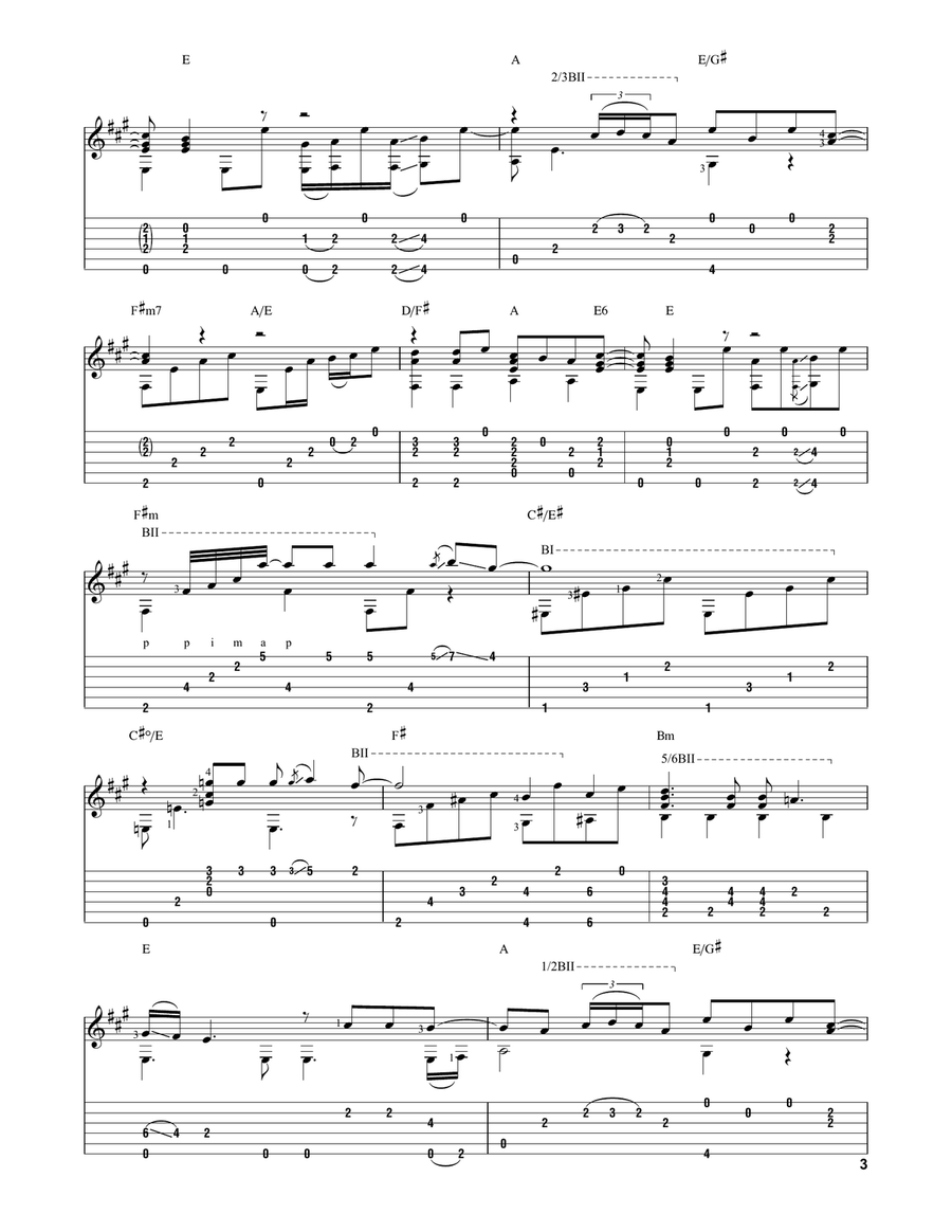 Tears In Heaven Acoustic Guitar scores gallery preview page 3