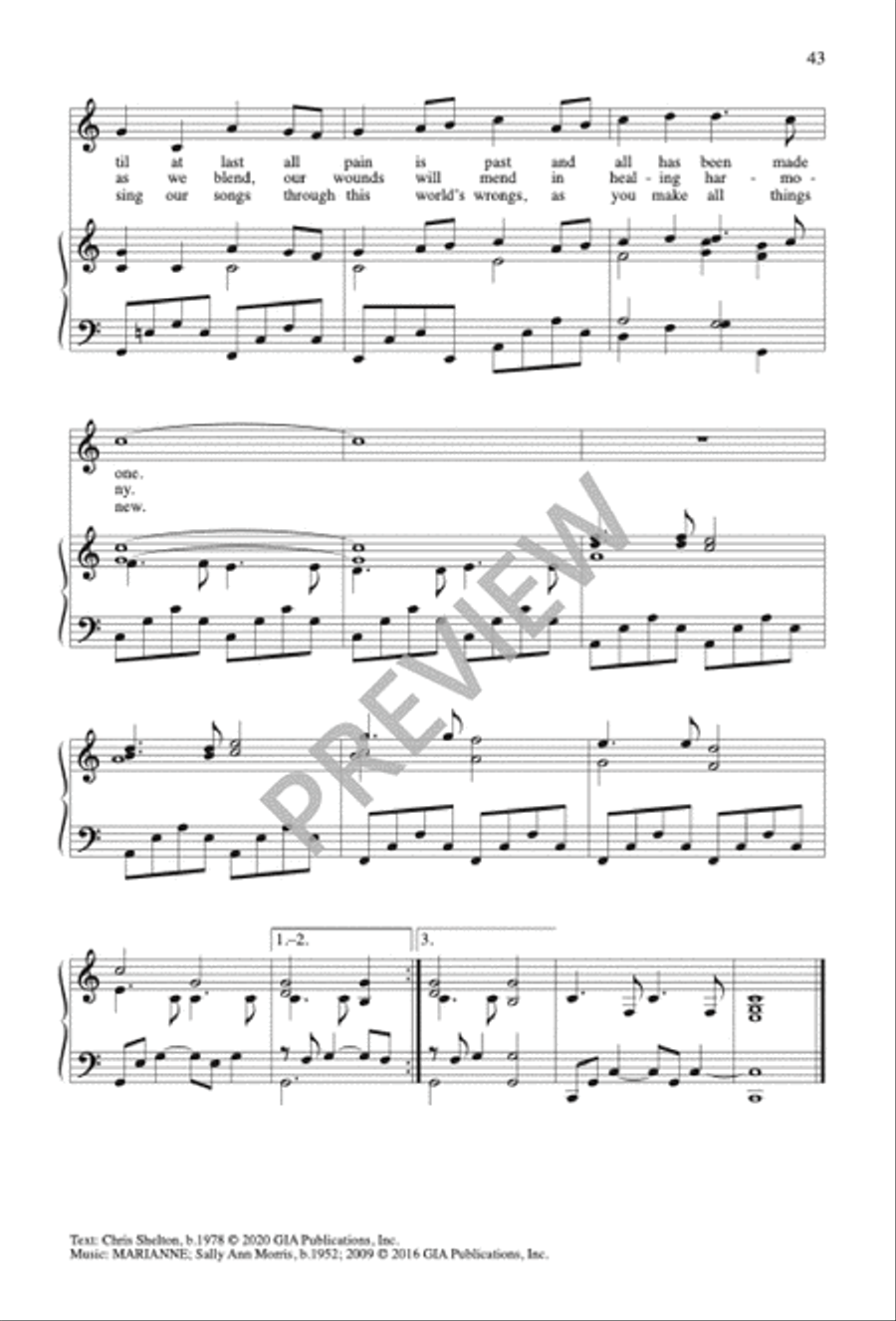 Sing No Empty Alleluias Sacred scores gallery preview page 40