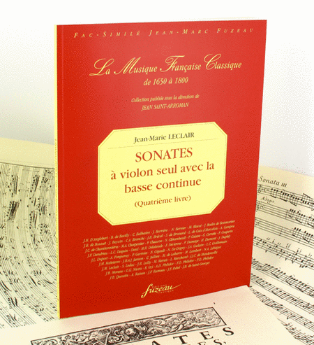 Fourth book of sonatas for violin with continuo bass - Violin flute continuo