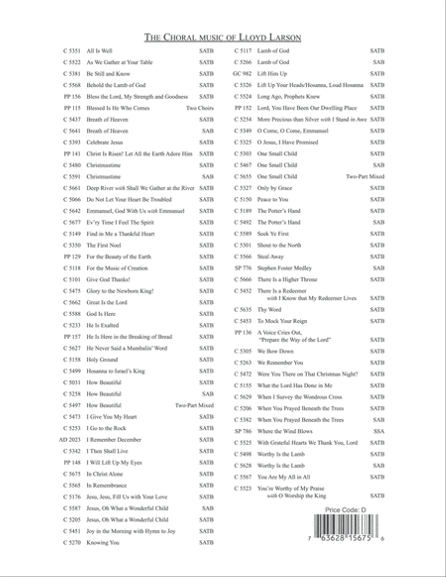 In Christ Alone 4-Part scores gallery preview page 12