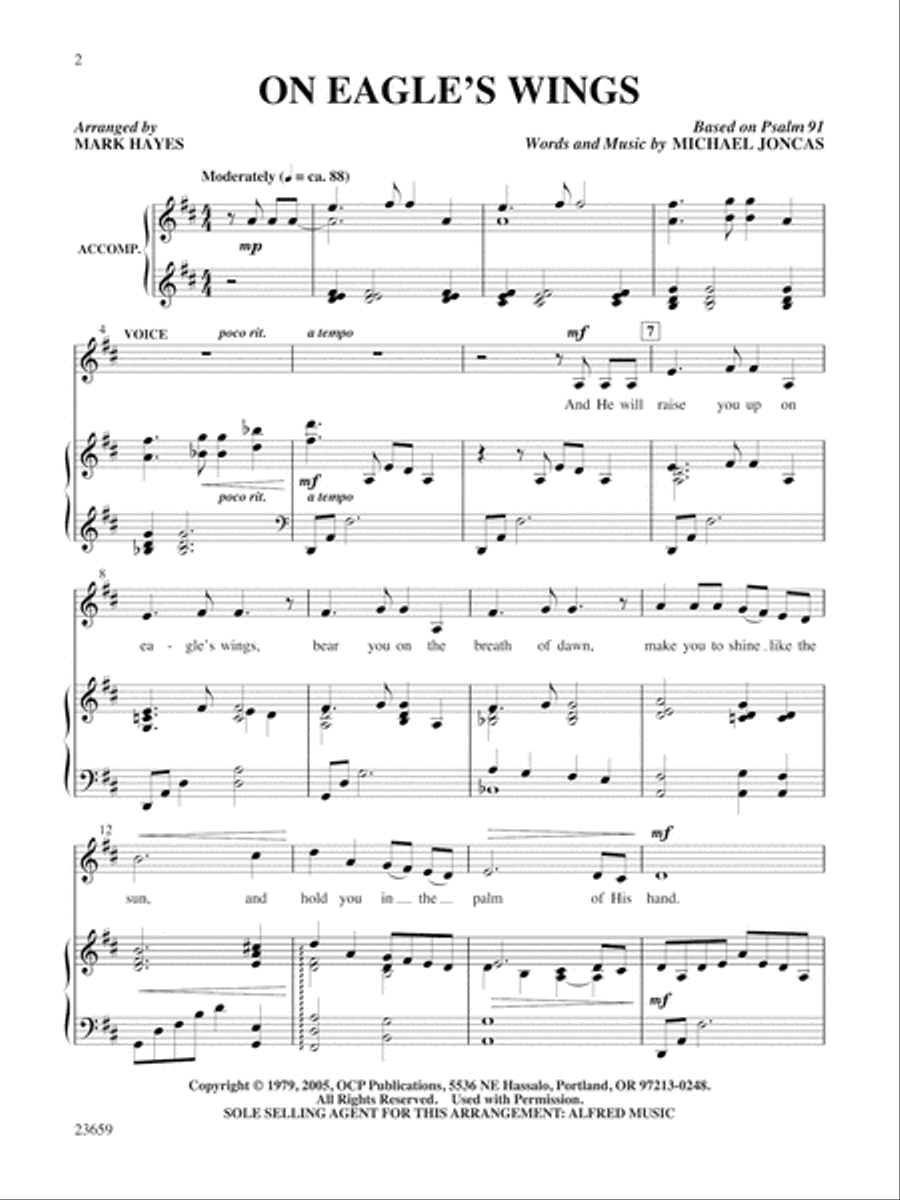 The Mark Hayes Vocal Solo Collection -- 7 Praise and Worship Songs for Solo Voice Voice Solo scores gallery preview page 4