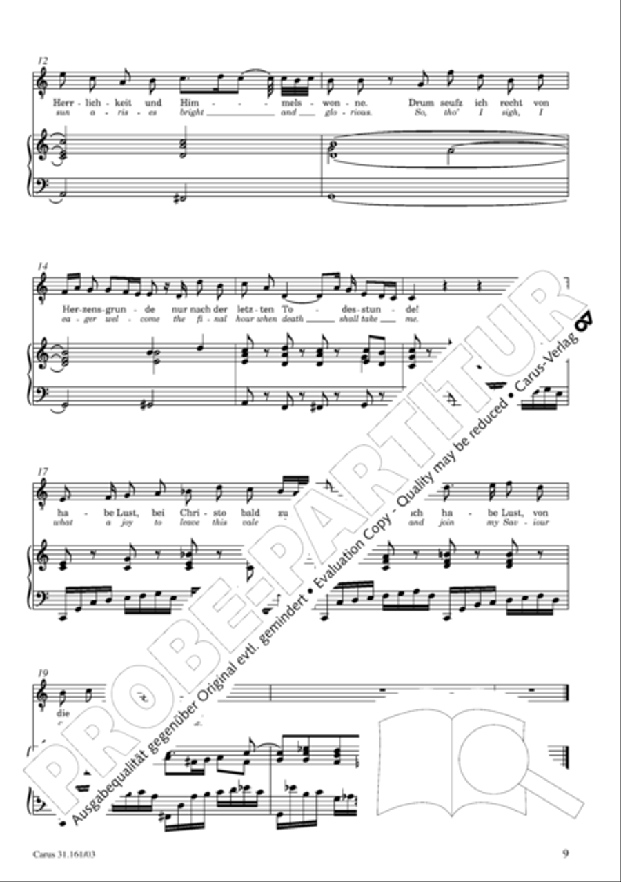 Komm, du susse Todesstunde 4-Part scores gallery preview page 10