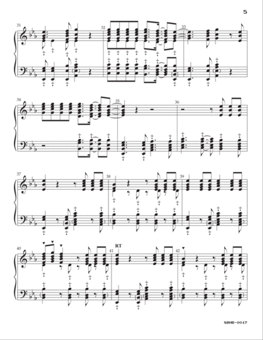 What Makes You Beautiful Handbell Choir scores gallery preview page 5