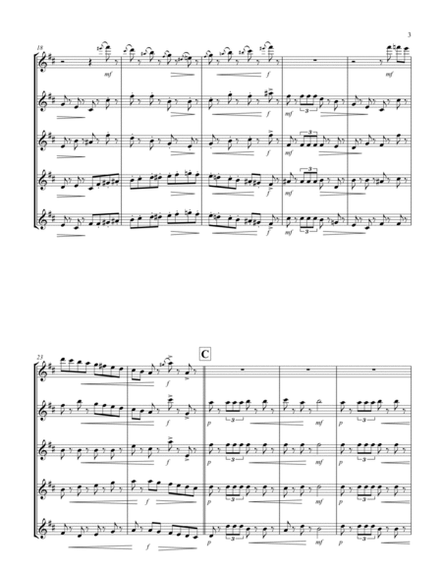 March (from "The Nutcracker Suite") (F) (Alto Saxophone Quintet)