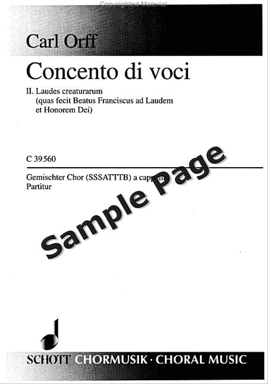 Concento di voci 4-Part scores gallery preview page 2