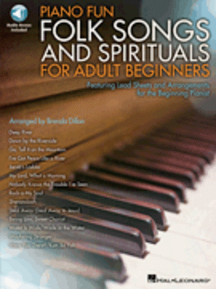 Book cover for Piano Fun - Folk Songs and Spirituals for Adult Beginners