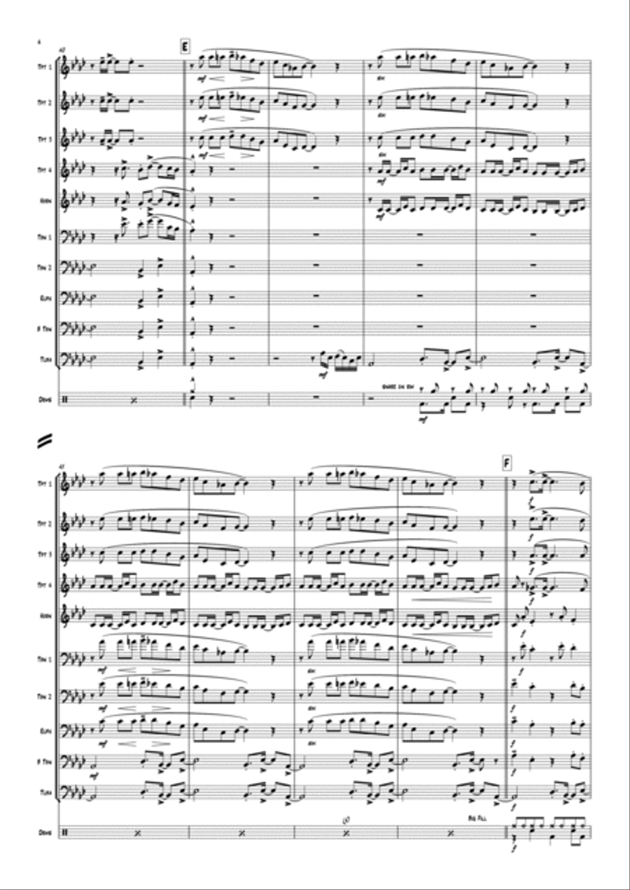 Ten Ten (10-10) Special Euphonium scores gallery preview page 6