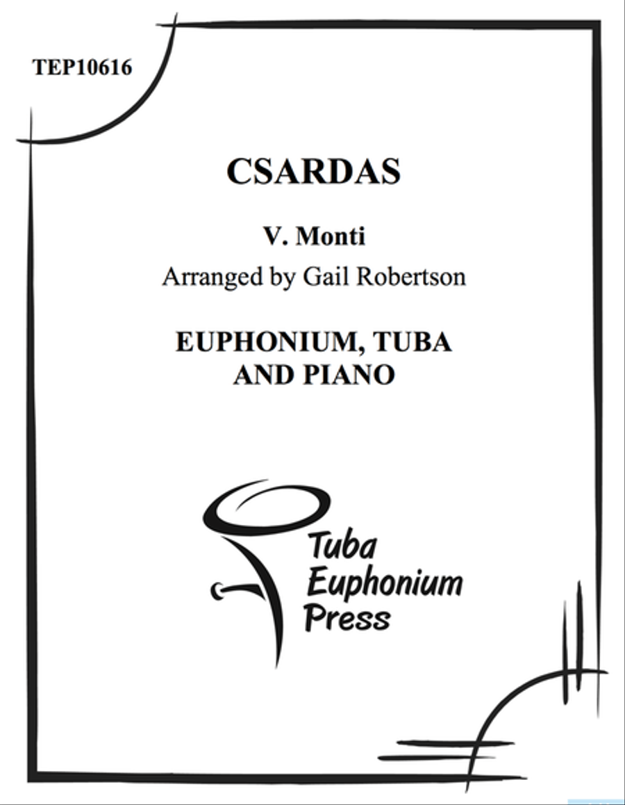 Csardas (Duet with Piano) Brass Duet scores gallery preview page 1
