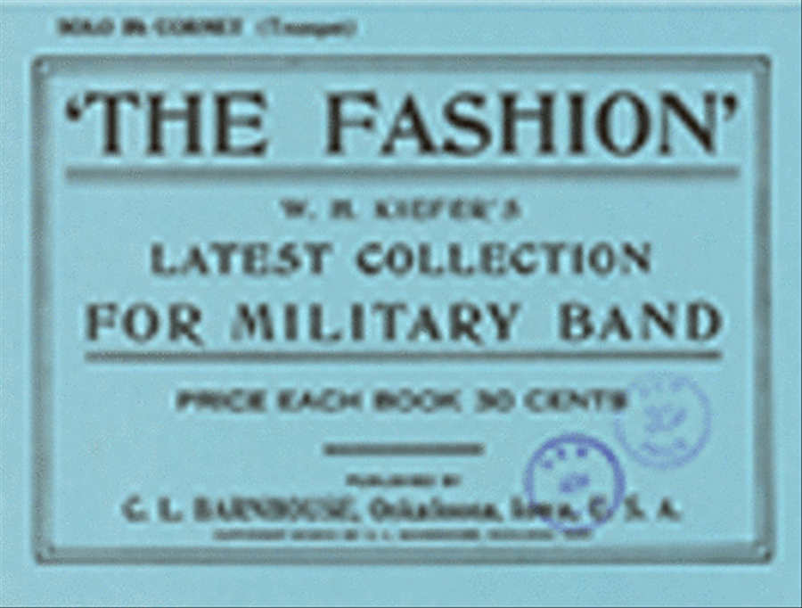Fashion Band Book Fashion Band Book B-Flat Clarinet scores gallery preview page 1