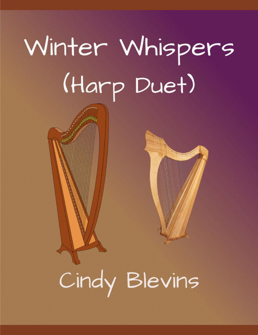 Winter Whispers, Harp Duet Harp scores gallery preview page 1