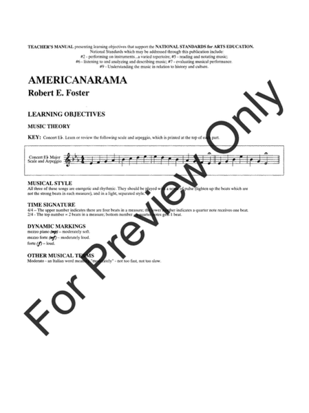 Americanarama - Full Score