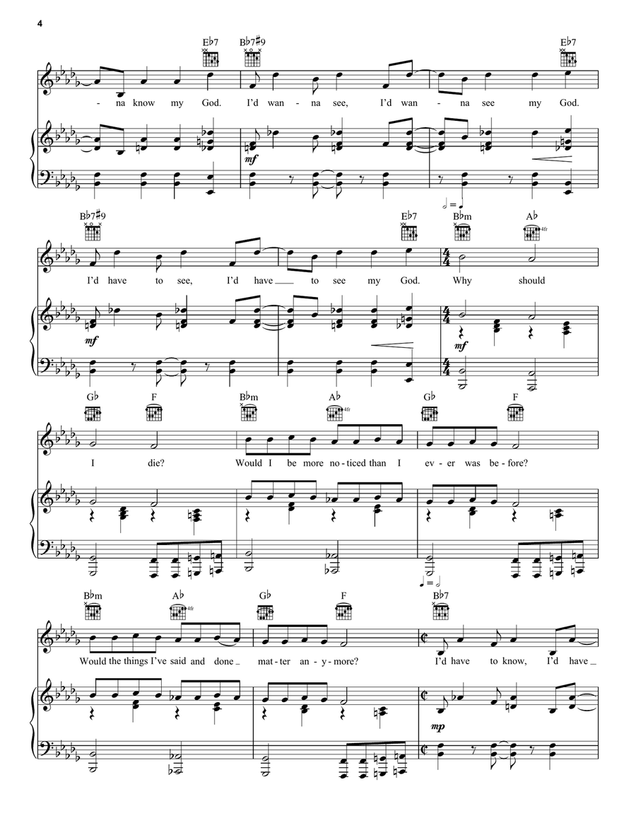 I Only Want To Say (Gethsemane) Acoustic Guitar scores gallery preview page 4