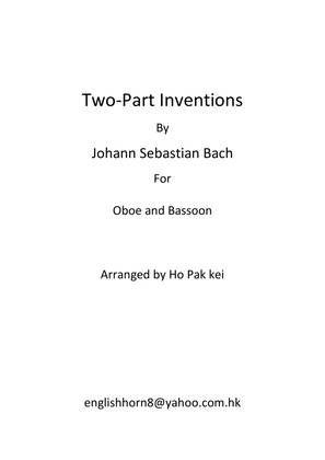 Two-Part Inventions for Oboe and Bassoon