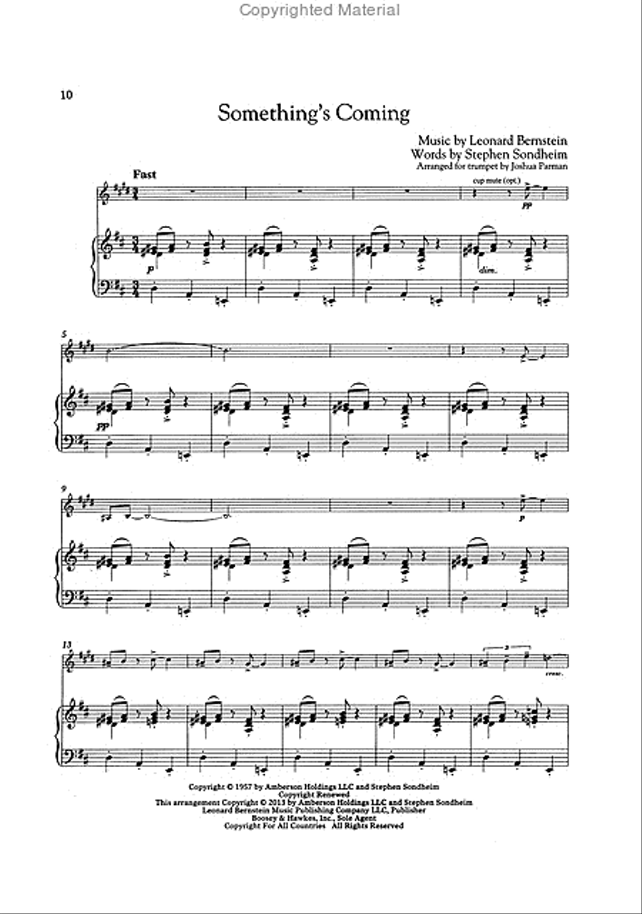 West Side Story Instrumental Solos