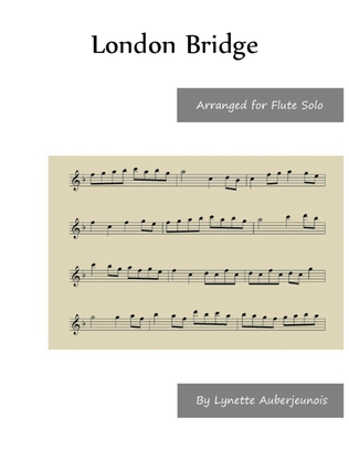 Book cover for London Bridge - Flute Solo