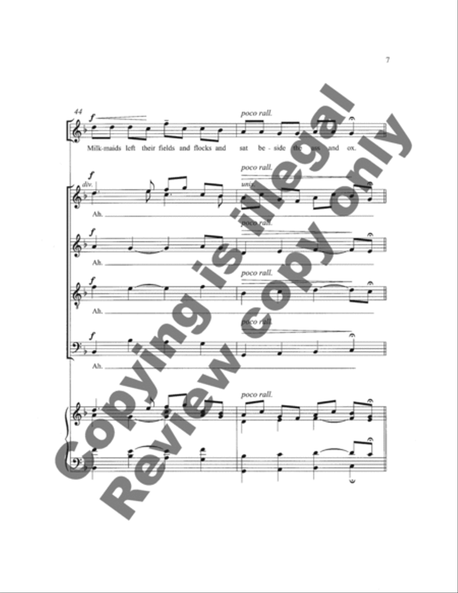 Jesus, Jesus, Rest Your Head 4-Part scores gallery preview page 20