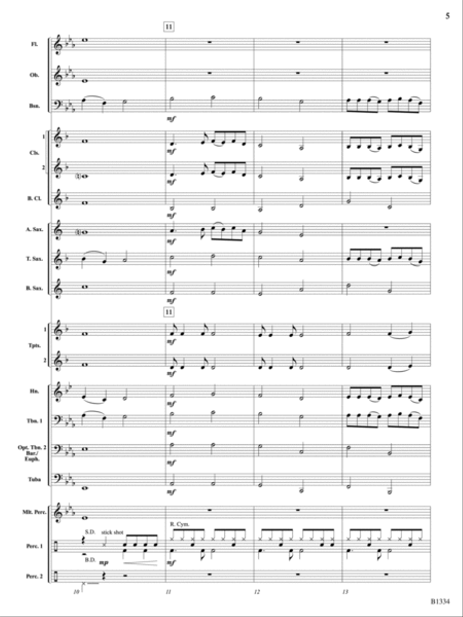 At the River: Score Concert Band scores gallery preview page 5