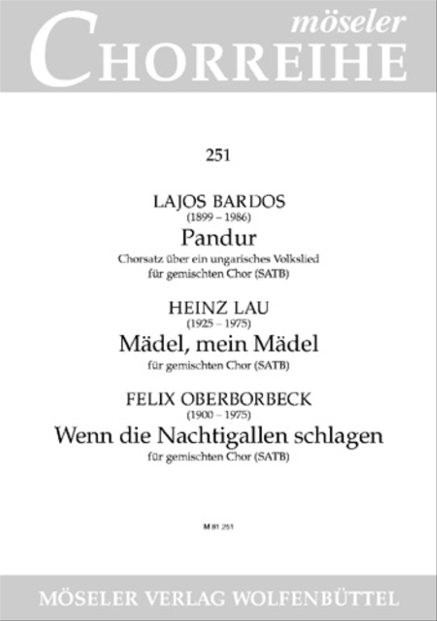Pandur 4-Part scores gallery preview page 1