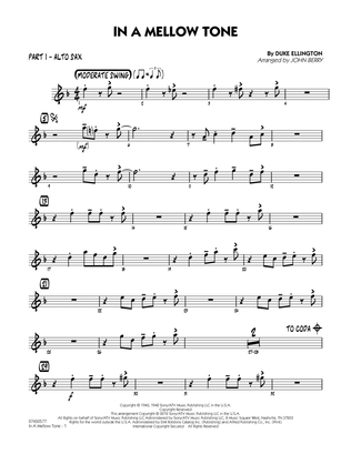 In A Mellow Tone - Part 1 - Eb Alto Sax
