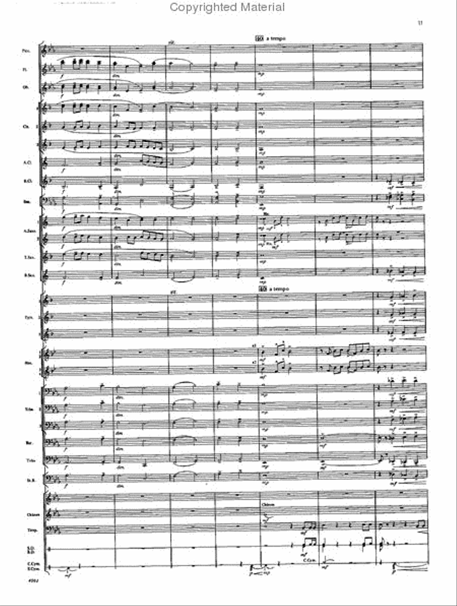 The Light Eternal Concert Band scores gallery preview page 7