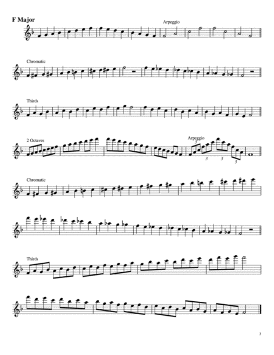 F cheap scale flute