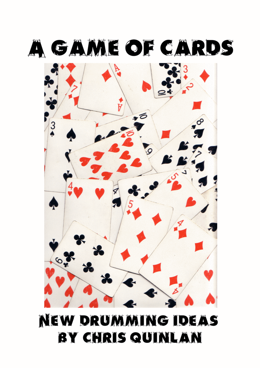 A Game of Cards Drum Set scores gallery preview page 1