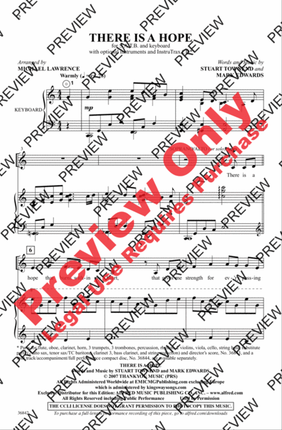 There Is a Hope 4-Part scores gallery preview page 2