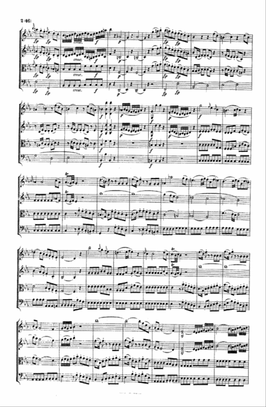Mozart: String Quartets String Quartet scores gallery preview page 2